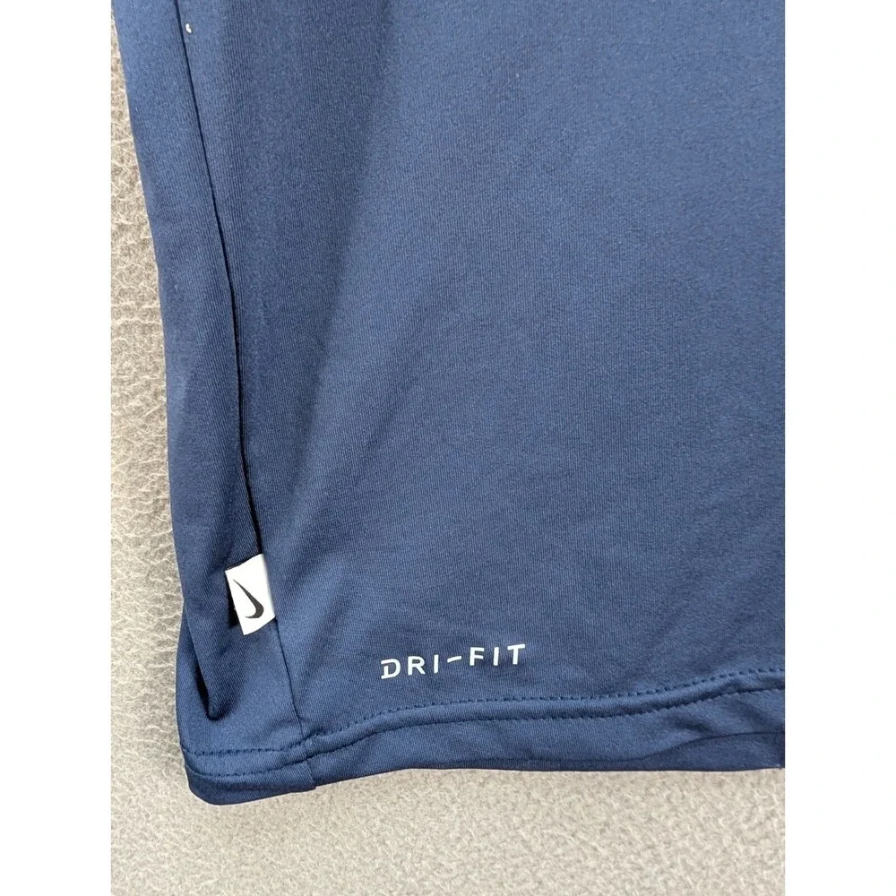 Nike Swim Dri-Fit T-Shirt Men's M‎ Blue Short Sleeve Active Hydroguard Athletic